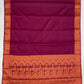 Maroon Color Mysore Silk Saree With Zari Work In Suncity