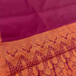 Maroon Color Mysore Silk Saree With Zari Work In Mesa