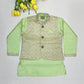 Light Green Color Sherwani And Jacket Suits With Embroidery Work In Mesa