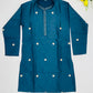 Green Color Embroidery And Sequins Work Kurta Set In Yuma