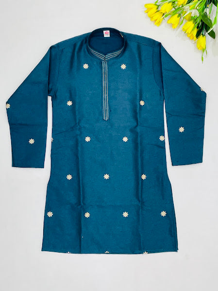 Green Color Embroidery And Sequins Work Kurta Set In Yuma