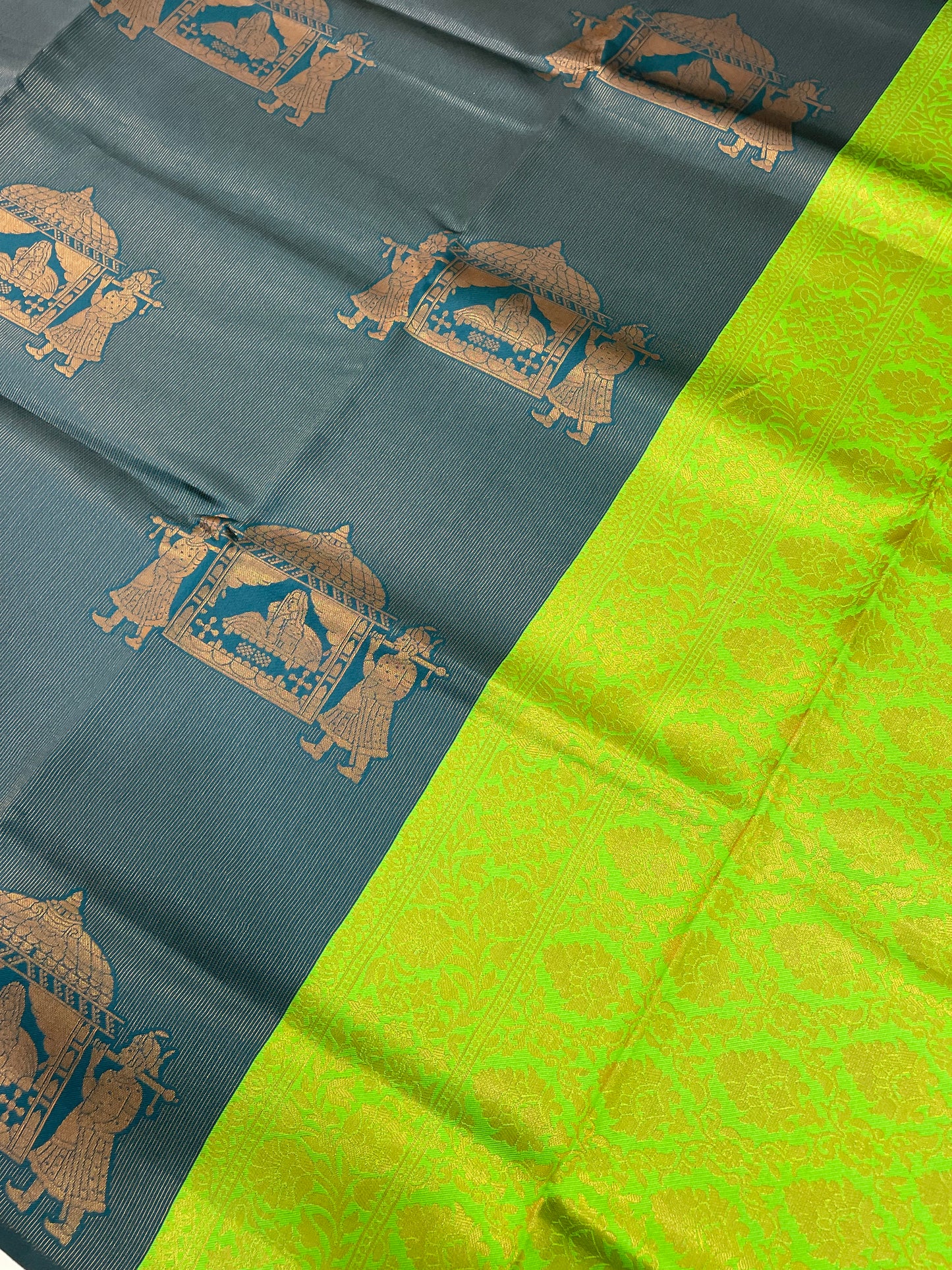 Amazing Green Color Art Silk Saree In Tempe
