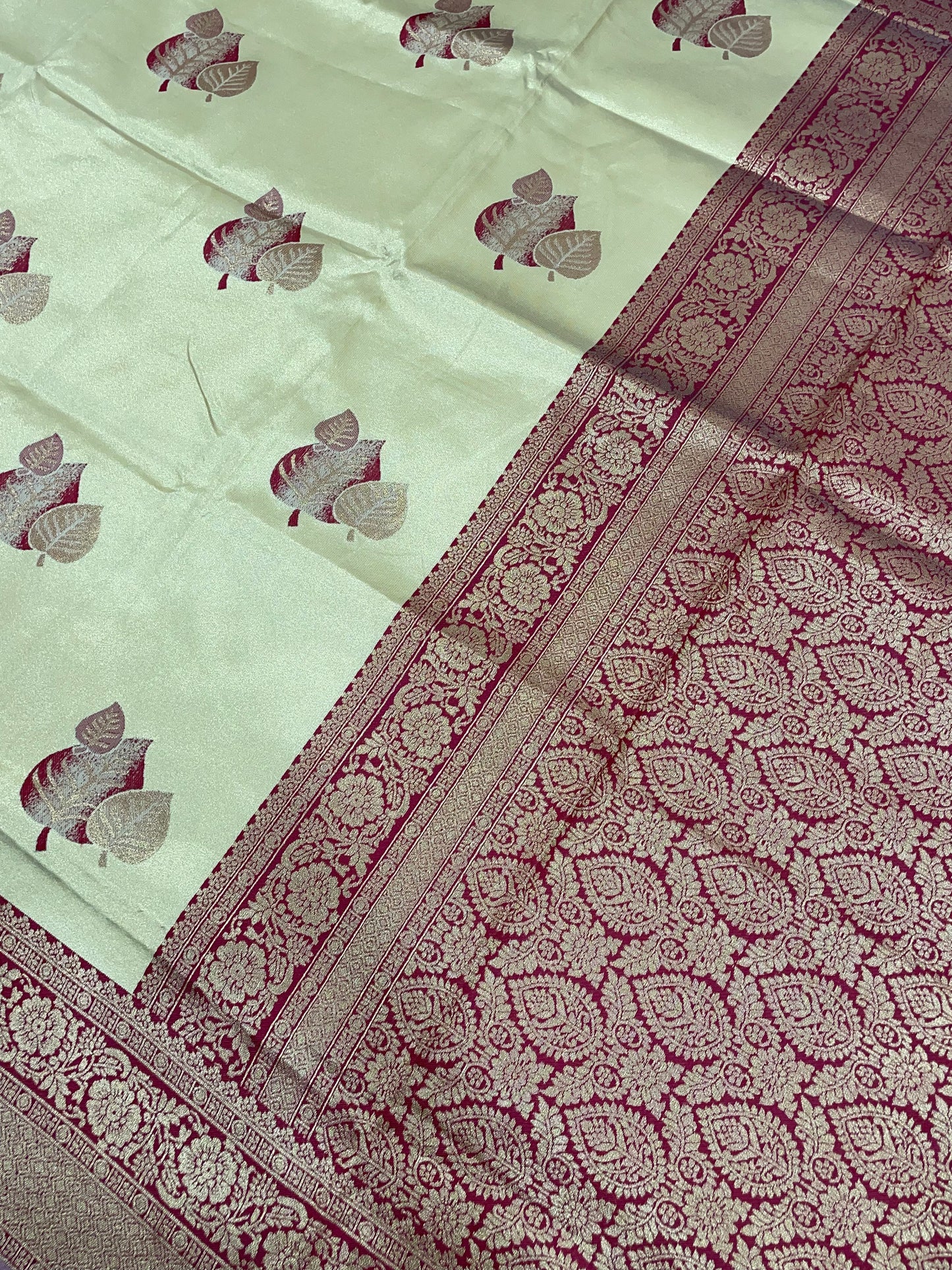 Gold Color Tissue Silk Saree With Designer Blouse In Suncity