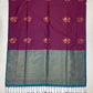 Purple Color Soft Silk Saree With Zari Work In USA