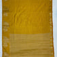Yellow Color Silk Saree With Zari Work In Yuma