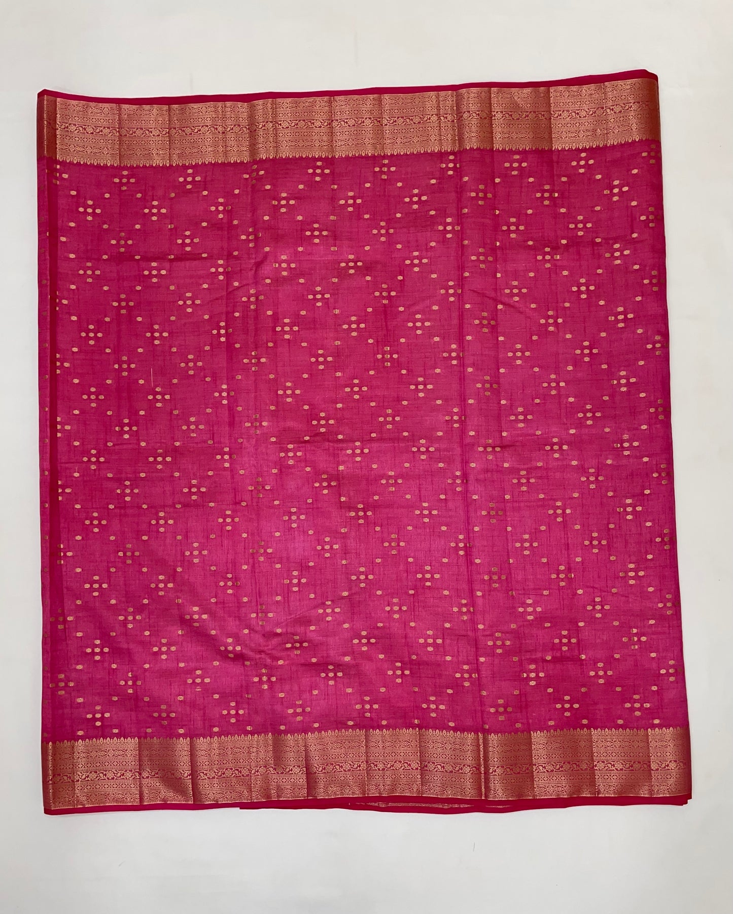 Alluring Pink Color Silk Saree With Zari Work In Chandler