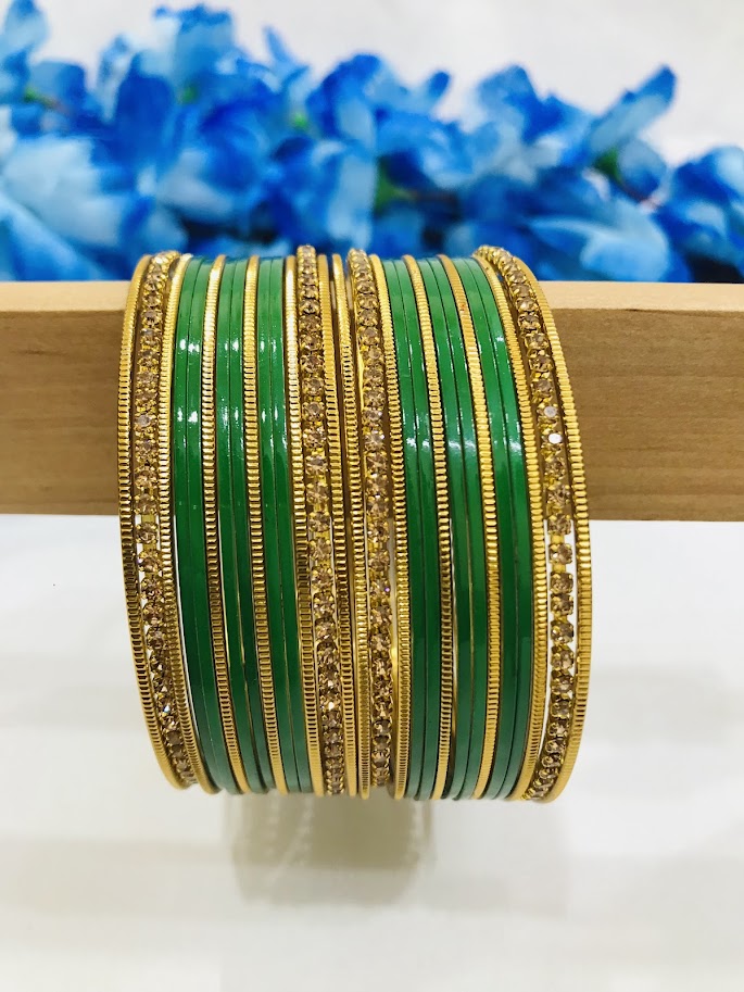 Party Wear Stone Designed Bangles In USA