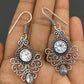 Oxidized With White Color Stone Earrings in Chandler