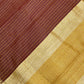 Appealing Maroon Color Art Silk With Gold Zari Work Saree In Yuma