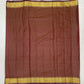 Maroon Color Art Silk With Gold Zari Work Saree In USA
