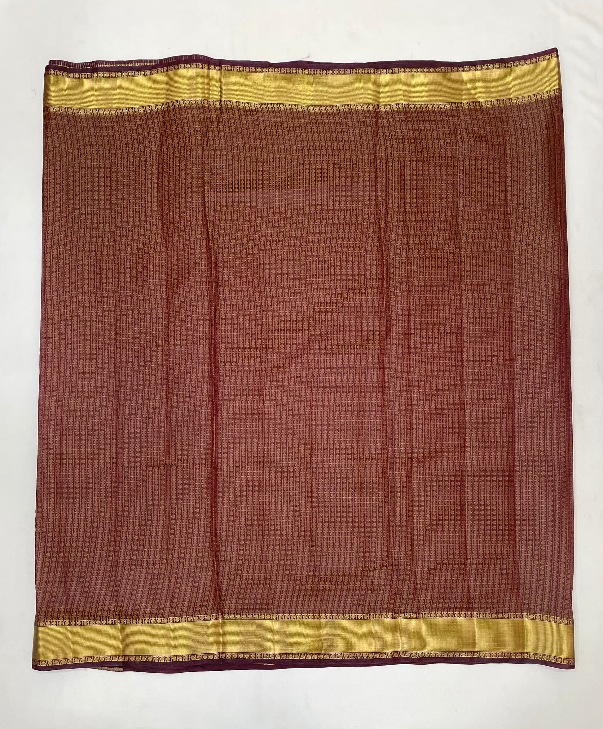 Maroon Color Art Silk With Gold Zari Work Saree In USA