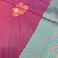 Purple Color Soft Silk Saree With Zari Work In Suncity