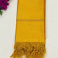 Charming Yellow Color Silk Shawl (Ponnadai) For Guest