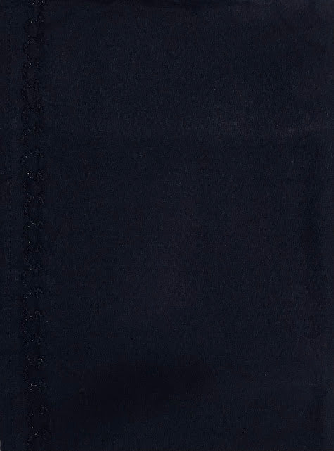 Attractive Black Colored Cotton Thread Sequins Work Saree Petticoats