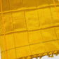 Charming Yellow Color Silk Shawl (Ponnadai) For Guest In USA