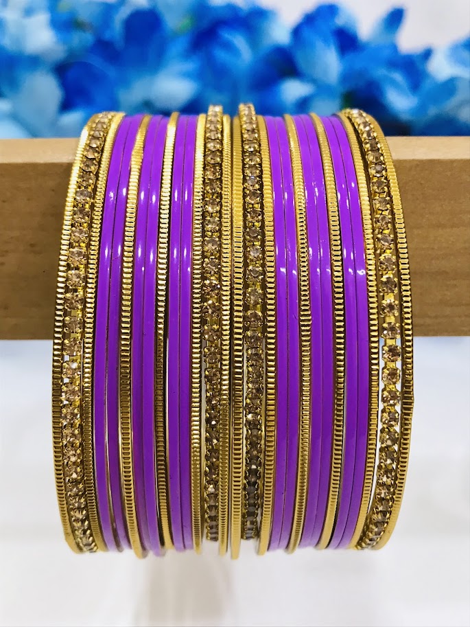 Gold Plated Party Wear Metal Bangles In USA