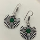 Elegant Green Color Stone Designer Oxidized Earrings For Women