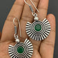 Elegant Green Color Stone Designer Oxidized Earrings For Women Near Me