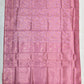 Beautiful Pink Color Art Silk Saree With Contrast Pallu For Women In USA