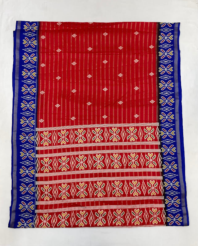 Charming Red Color Silk Cotton Saree In USA