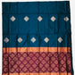 Amazing Teal Blue Color Soft Silk Saree With Fancy Pallu For Women