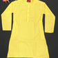 Yellow Color Kurta With Pajama Set In Suncity