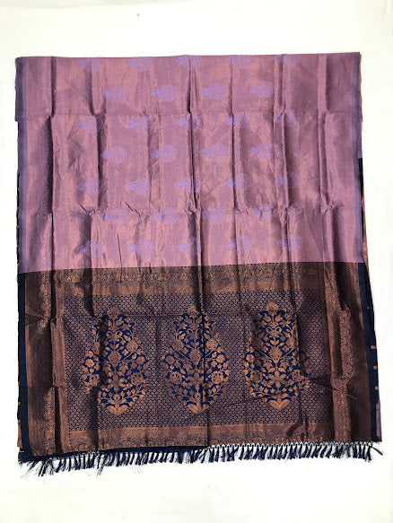 Lavender Colored Soft Silk Saree In Phoenix