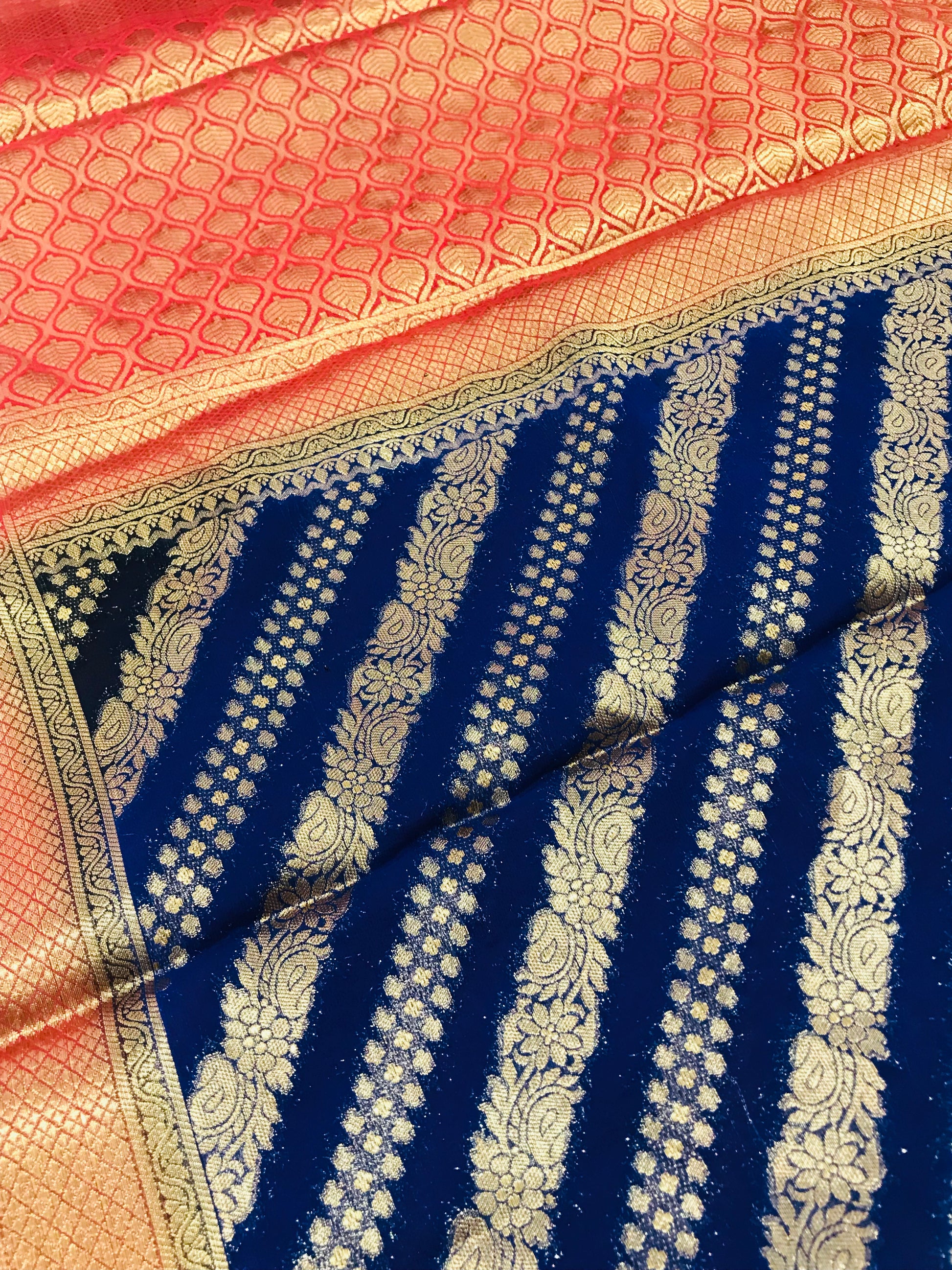 Pretty Blue Color Rich Pallu  Saree In Tempe 