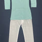 Attractive Sky Blue Color Cotton Sequins Work Kurta With Pajama Set For Boys