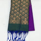 Charming Lavender Colored Floral Designed Soft Silk Saree Near Me