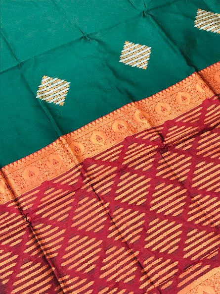  Soft Silk Saree With Fancy Pallu In Tuscon