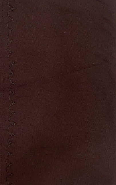 Dark Brown Color Women's Pure Cotton Embroidery Petticoat Near Me