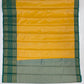 Yellow Color Soft Silk With Zari Work Contrast Pallu Saree In Yuma