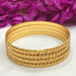 Alluring Gold Plated Designer Work Bangles Set For Women