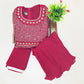 Maroon Color Palazzo Suits With Zari And Sequins Stone Work In USA