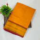 Wondlerful Yellow Color Zari Work Border With Cotton Saree Near Me