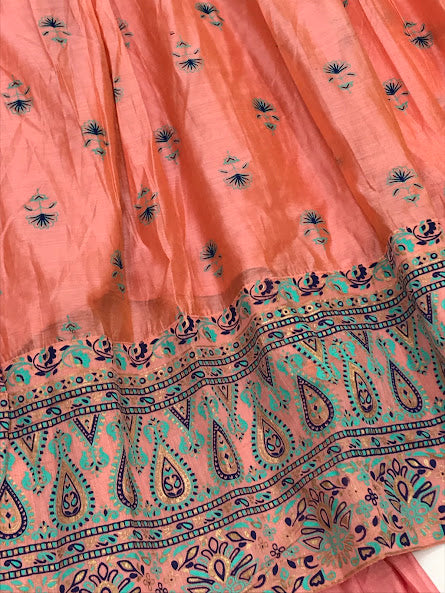 Lovely Pink Colored Embroidery Work In Tempe