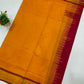 Yellow Color Zari Border With Cotton Saree In Chandler