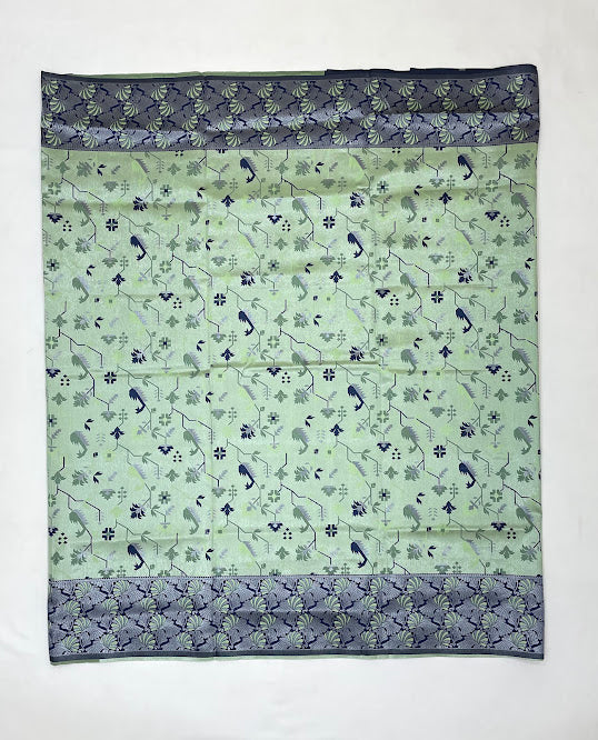 Pista Green Color Art Silk Saree In Chandler