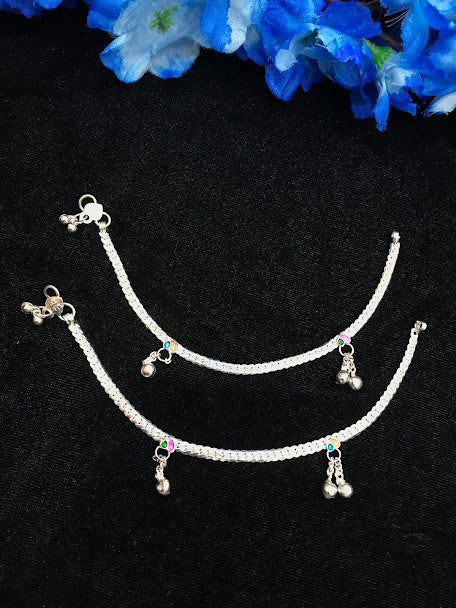 Fancy Beads And Stone Designed Anklets Chain For Women