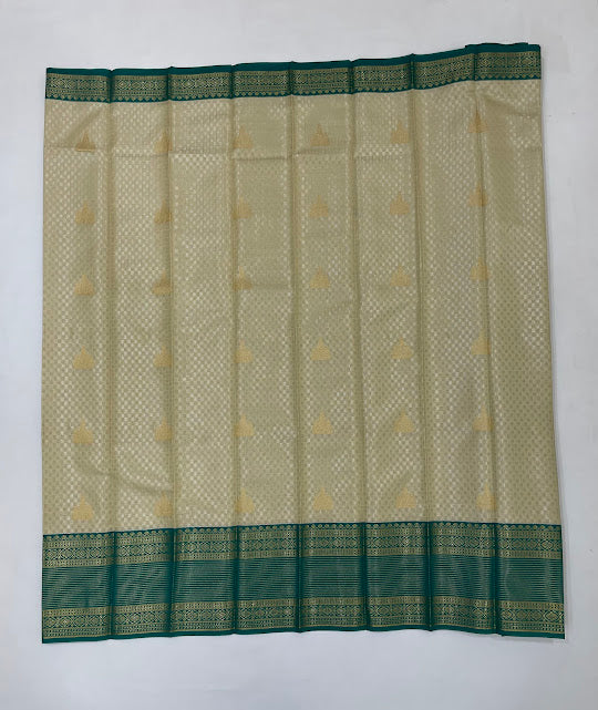 Beautiful Sandal Color Soft Silk With Zari Work Saree In Mesa