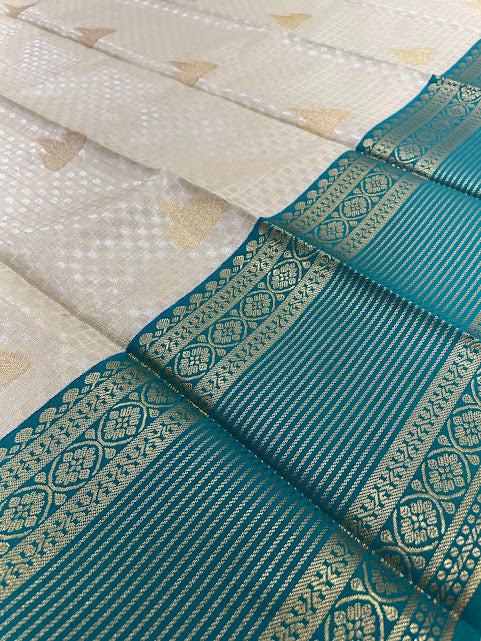 Sandal Color Soft Silk With Zari Work Saree In Chandler
