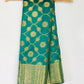 Gorgeous Teal Green Color With Zari Work For Women In Tucson