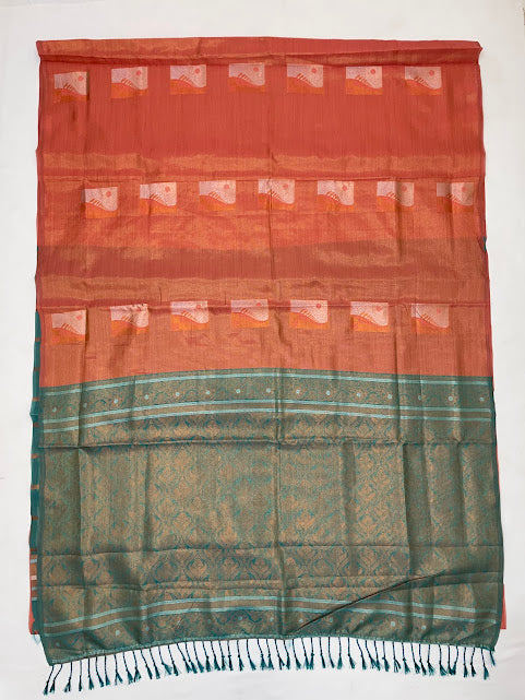 Stunning Pastel Color Tissue Silk With Zari Work Saree For Women In USA