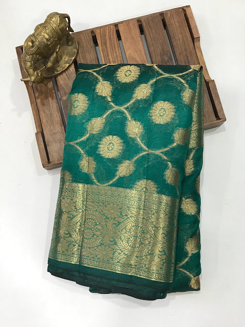 Gorgeous Raw Silk Saree With Zari Work For Women In USA