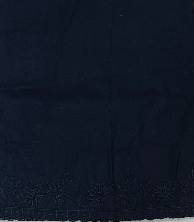 Elegant Black Colored Cotton Readymade Petticoat For Women