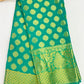 Green Color Designer Georgette Saree With Butta Motifs  in Sun City