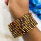 Attractive Maroon Color Party Wear Glass Bangles For Women