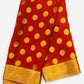  Chiffon Saree With Flower Motifs And Contrast Rich Pallu  in Sun City