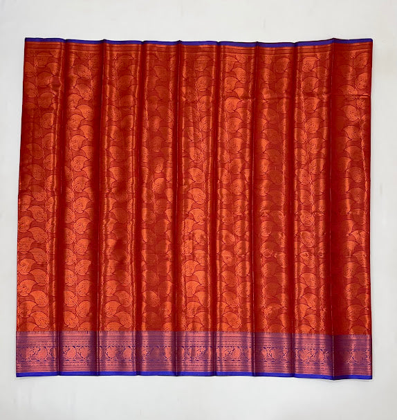 Beautifull Red Color Soft Silk Saree In Chandler